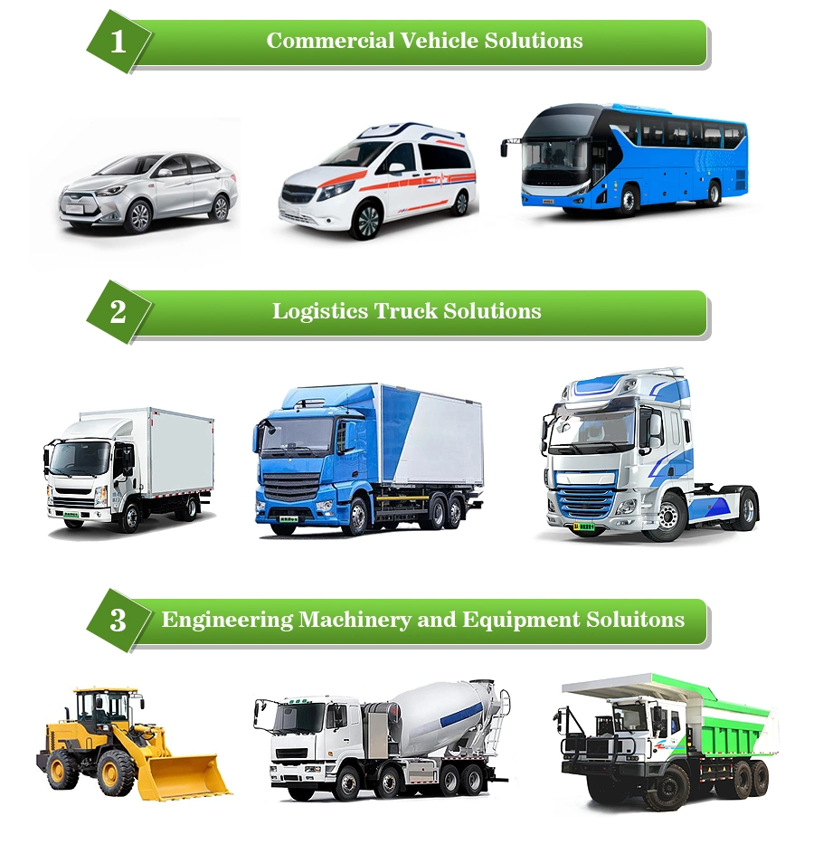 Быстрая зарядка Литий-ионные автомобильные батареи 336V LFP батареи коммерческие автомобильные батареи