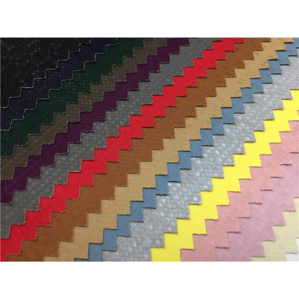 0.15mm Pu Leather Material Mosaic Design For Wadded Jacket / Light Jacket
