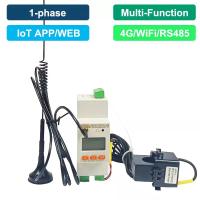 Compteur d'énergie intelligent sans fil IoT 1 phase avec écran LCD