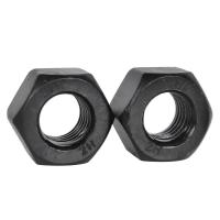 ISO9001 Certified A194-2H Blackened Thickened Nut for High Strength and M2-M30 Sizes
