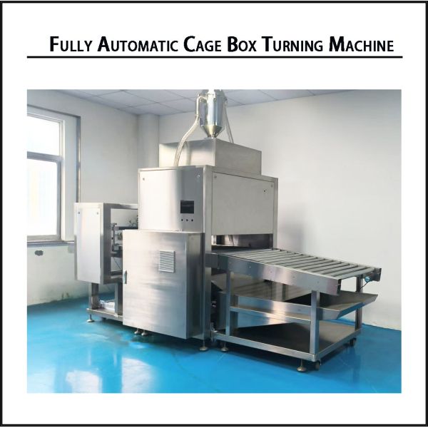 Electric Clamping & Turning SPF Laboratory Cage Inverter, Fully Automatic Cage-Tilting Equipment Matched with Bedding Dumping Station in Animal Center