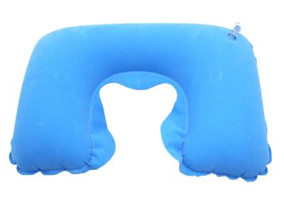 44 * 27cm Waterproof Inflatable Travel Neck Pillow For Camping / Outdoor