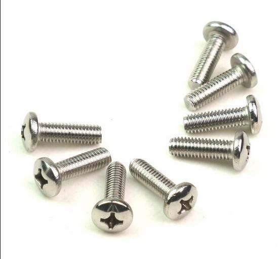 DIN стандартные крестовые отверстия из нержавеющей стали круглые головные винты и орехи крепежные устройства в Хэбэй