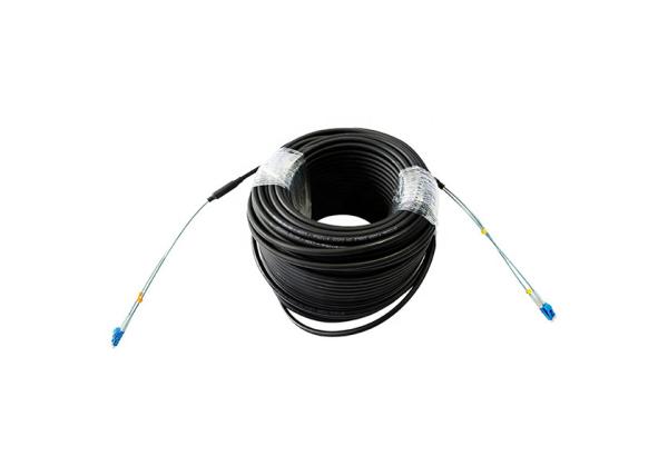 SM / MM Fiber MPO MTP Patch Cord High Flexibility With DLC Connector