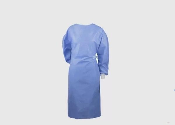 Size 120 * 140cm Anti Bacterial Disposable Surgical Gown Degradable With Iso Certificate