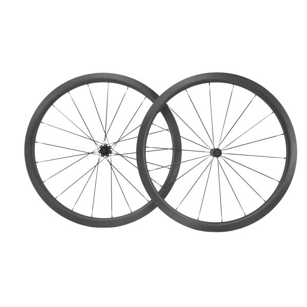 25mm Width 50mm Depth Road Bike Tubeless Carbon Wheel Set 38C-25-R7 and Customization