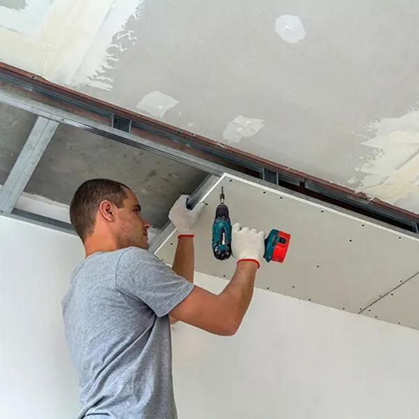 12.5mm Reinforced Gypsum Board , 2440 X 1220 Plasterboard For Ceiling