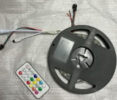 Plug Play Built-in Control Digital SPI Dream Color LED Strip IR remote control 63 effects