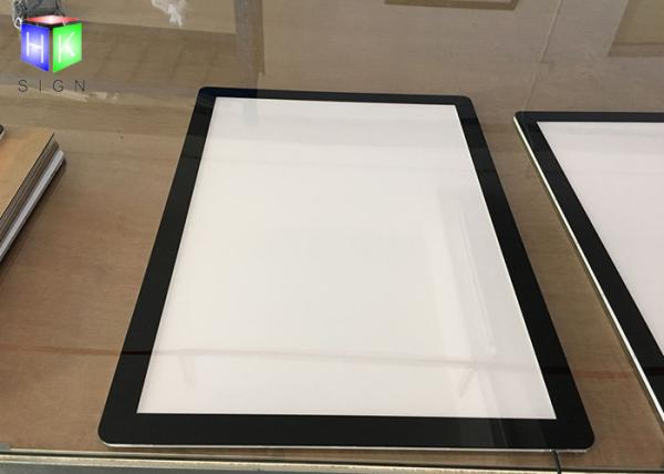 Snap Lock Window Poster Holders , Edge Lit Crystal Movie Poster Light Box