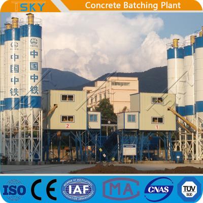Planta de tratamento por lotes concreta do projeto HZS180 180m3/h do RMC