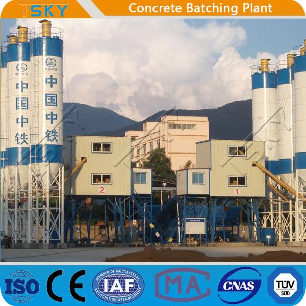 RMC Project HZS180 180m3/h Concrete Batching Plant