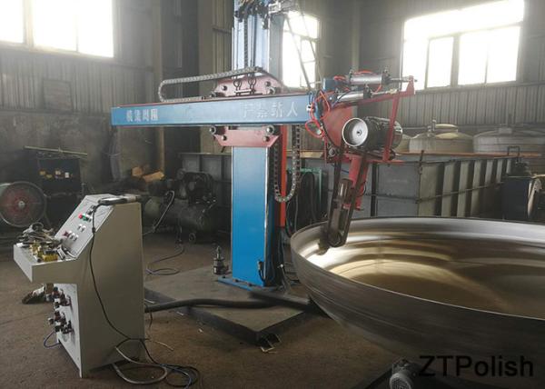 Stainless Steel Automatic Polishing Machine Metal Bandsaw Dish Head Polishing Machine