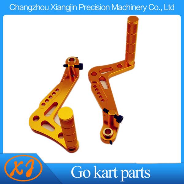 CNC Billet Aluminum racing go kart brake pedal and accelerator Pedal