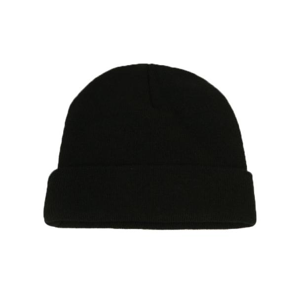 Изготовленным на заказ шляпа альпаки slouch beanie крышки лыжи черепа зимы вязания крючком черным связанная beanie с логотипом заплаты