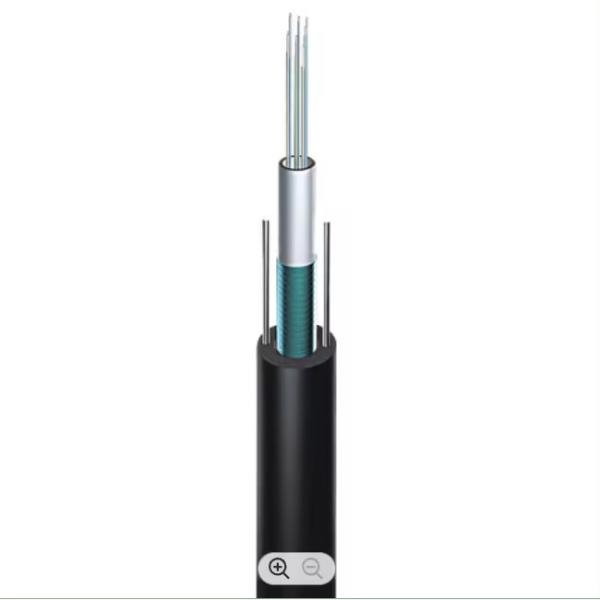 Armored GYXTW Optical Fiber Cable Single Mode HDPE Sheath for Duct and Aerial Installation