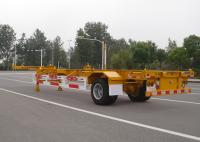Container de réservoir à coude d'oie de 40 pieds à axe unique, remorque à semi-camion