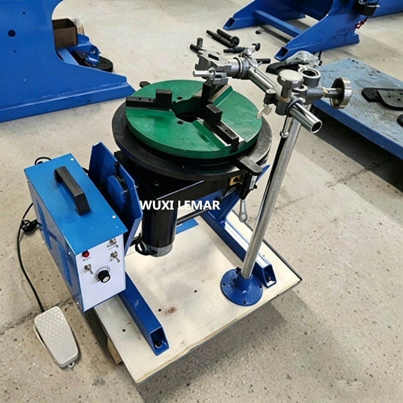 100kg Welding Positioner Turning Table for Pipe and Small Vessel Circumferential Welding