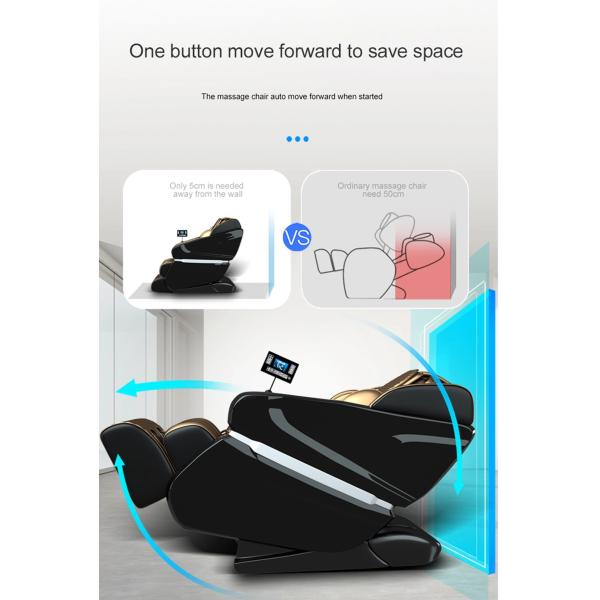 Hands Waist Body 4D Massage Chair Recliner ROHS ISO9001 135cm SL Track