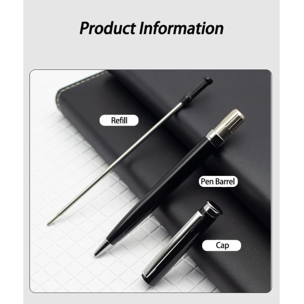 Advertising Hotel Metal Ballpoint Pen Twist Slender Ball Pen With Custom Logo