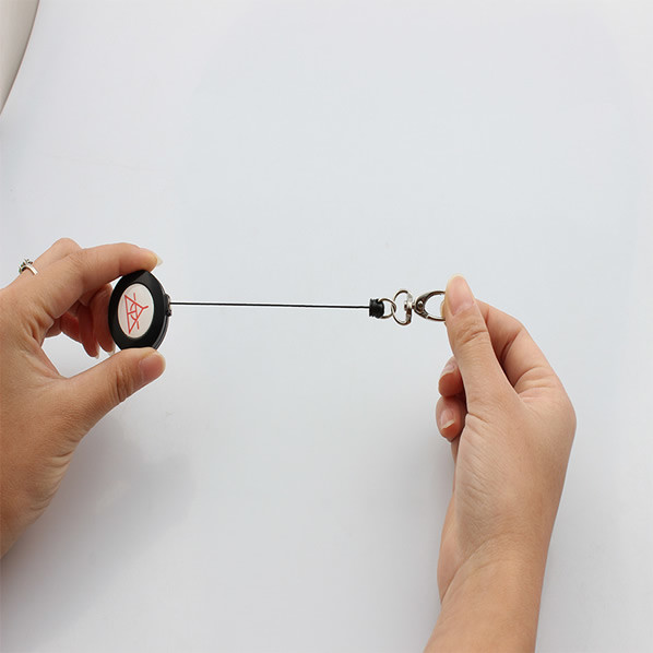 Retractable id badge holder lanyards with logo badge reel retractable yoyo reel holder exhibition event lanyard