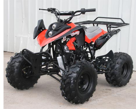 Mountain Road Atv Utility Vehicles 125cc 4 Stroke Single Cylinder Hand Brake Operation