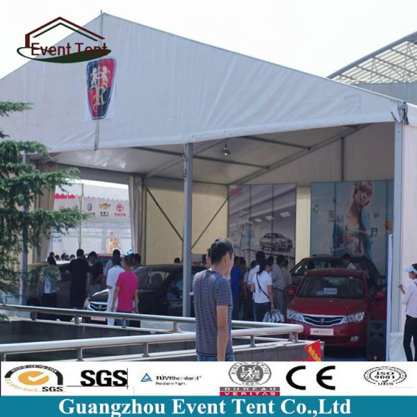 Custom 30 X 50 Frame Tent White , Water Resistant Tent  For Auto Show Exhibition
