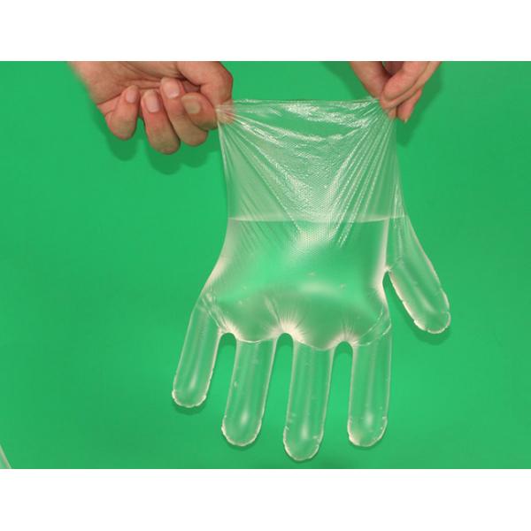 1.0g Plastic Serving Gloves , Disposable Transparent Gloves For Household Barbecue
