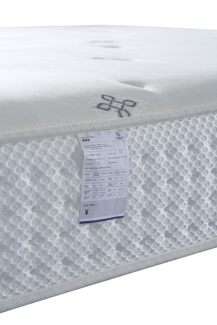 Pocket Micro Coils Mattress With Latex For Motion Isolation Pressure Relief