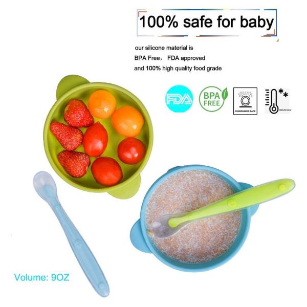 Шар набора Dinnerware силикона LFGB BPA свободный с крышкой непахучей