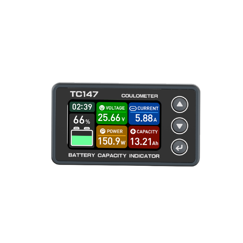 TC147 1.47 Inch Battery Pack Monitor Display Color Screen 8-80V 0-150A