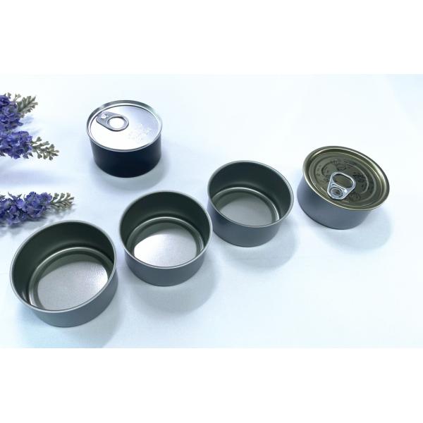 D65x34mm 80g Empty Tinplate Can Packed Pet Food Can Without PBA
