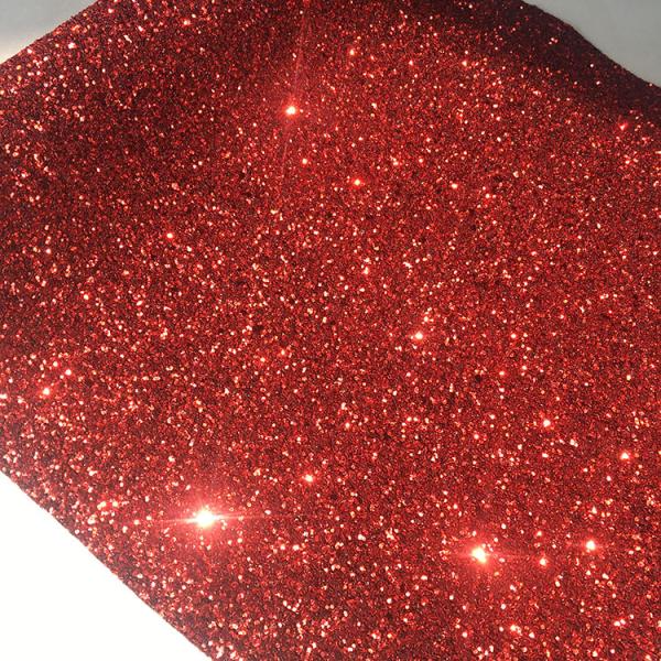 Artificial Leather Fireproof 50m/Roll Chunky Glitter Fabric