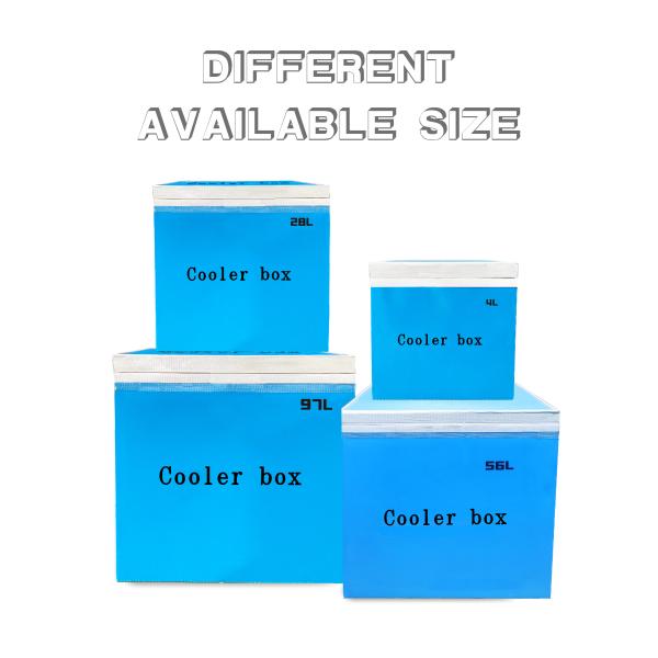 Reusable Cold Chain Box VPU Insulation Cooler Box Capacity 4L 12L 28L 56L 70L 97L 130L For Choose 200L Ideal For Transporting Perishable Items