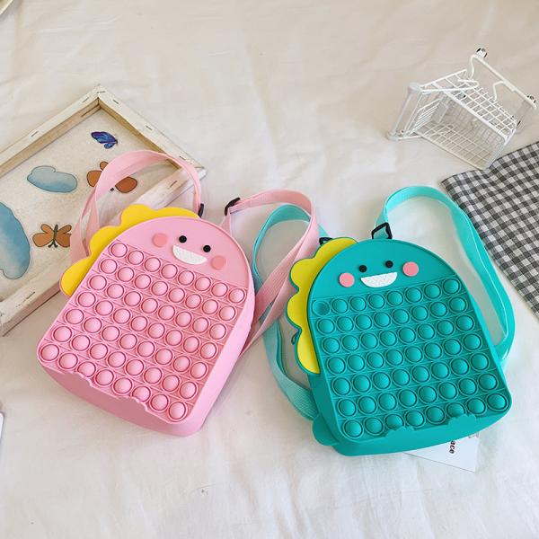 Динозавр мягкий силиконовый карандаш для канцелярских и косметических товаров рюкзак Силиконовый школьный рюкзак