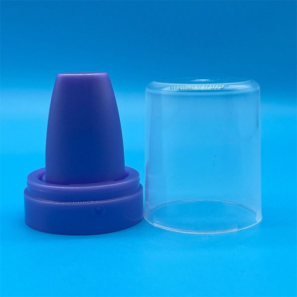  Sleek Minimalist Hair Mousse Dispensing Nozzle for Premium Packaging and High-End Product Presentation with Integrated Design