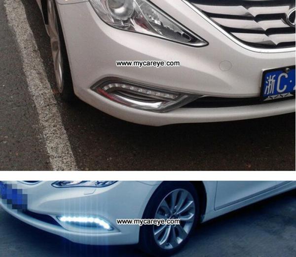 Hyundai Sonata DRL LED Daytime Running Light Car driving daylight