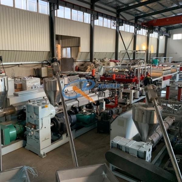 18mm Polypropylene PP Hollow Construction Formwork Production Line Single Screw