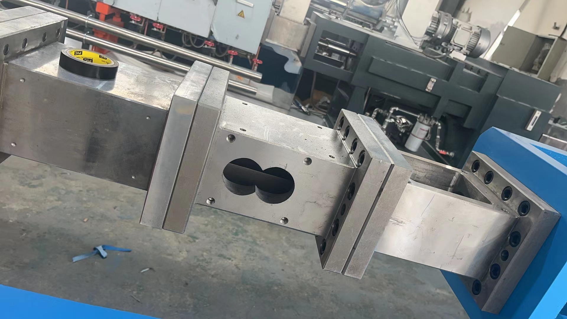 Soft PVC Plastic Granulation Twin Screw Extruder Thermoplastic Elastomer Modification Extrusion Line