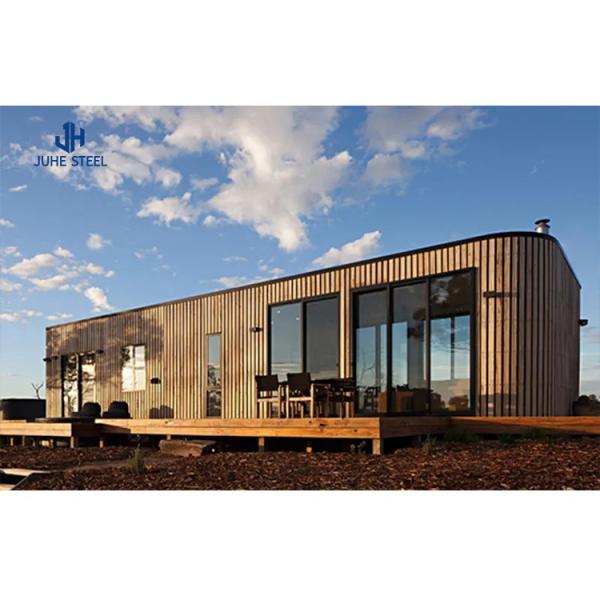 Home Prefab Container House with Solid H-shape Steel Beam and Sandwich Panel Door