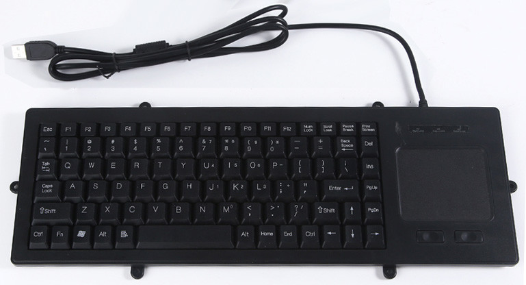 Водоустойчивая клавиатура USB PS/2 Panelmount промышленная пластиковая с мышью сенсорной панели
