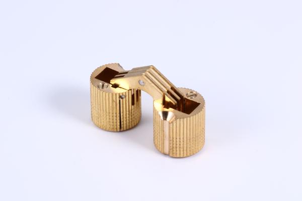 Folding Small Adjusting Concealed Hinges Satin Nickel Surface Treatment