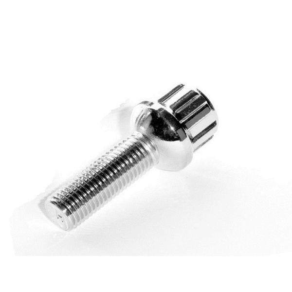 Radius Wheel Lug Bolts 17 / 19 Mm , Ball Seat Lug Bolts High Tensile Graded Steel