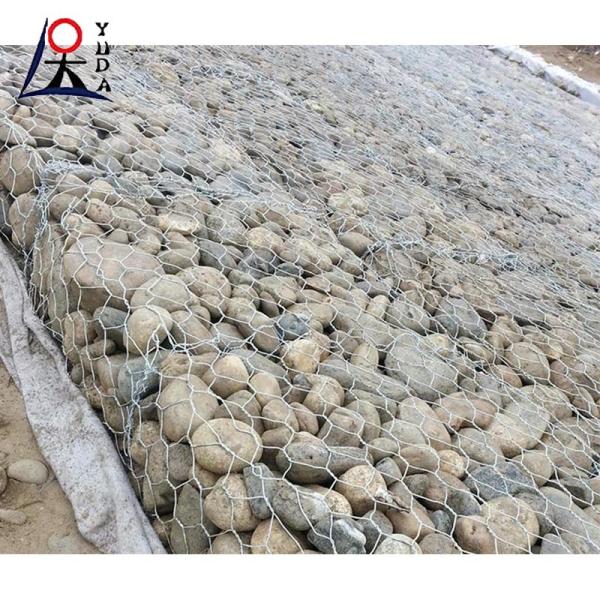 Cestas de gabión de acero inoxidable para paredes de apoyo