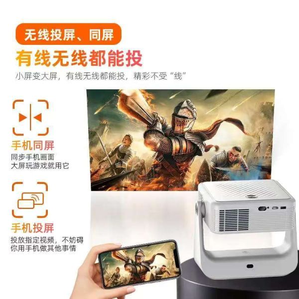 OEM D3 Native FHD 1080P Projector with Official Netflix and 350-400 ANSI Lumens Brightness