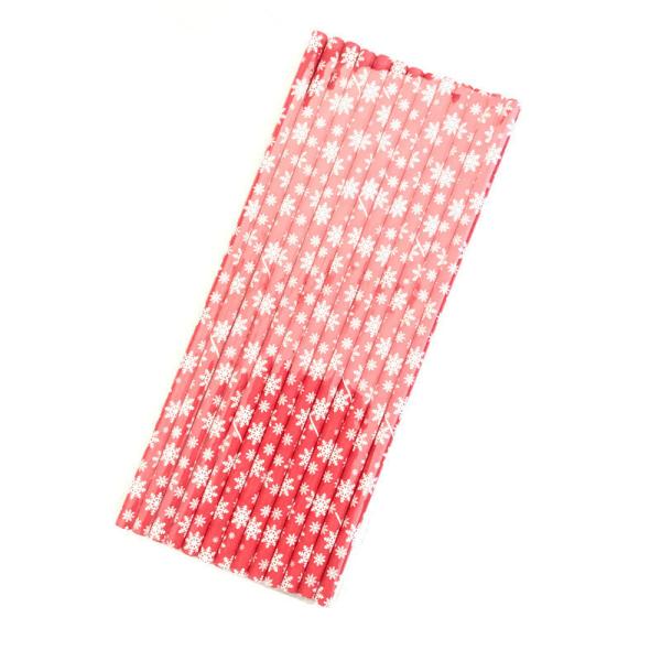 6mm Disposable Biodegradable Paper Straws For Smoothies Birthday Wedding