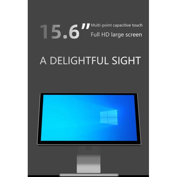 8GB DDR3 Memory 15.6 Inch FHD Ultra Thin Frame Full HD Resolution Win11 Android POS System Touch Screen POS All in One