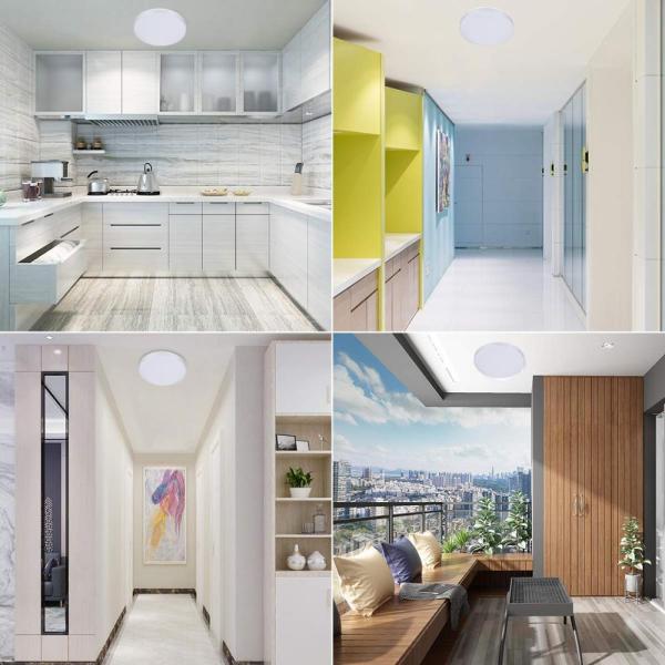 Surface Mounted LED Ceiling Lamps Dimmable and Modern Design for Living Room Kitchen