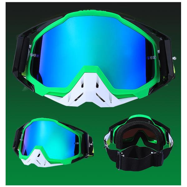 Customized UV400 Antifog Motocross Goggles for Windproof and Dustproof Protection