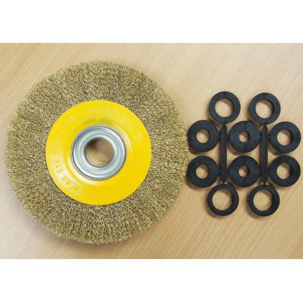 Industrial Steel Circular Wire Wheel Cleaning Brush For Bench Grinders