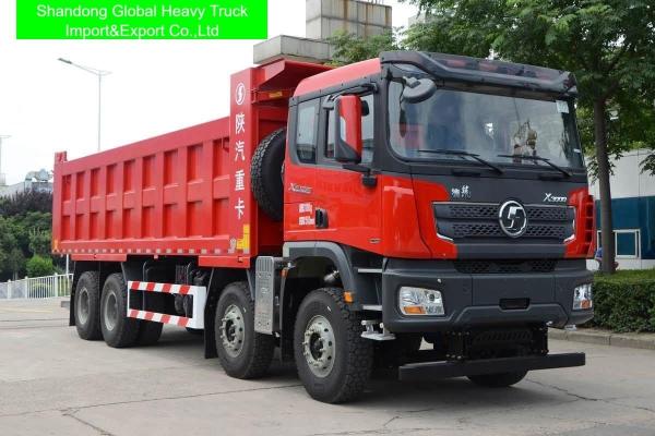 Shacman X3000 8×4 Heavy Duty Dump Truck with 40-45 Tons Payload Capacity and 12-Speed Manual Transmission